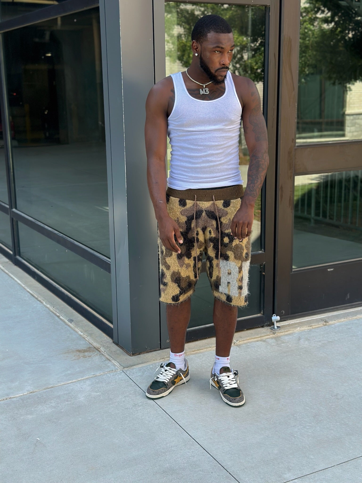 RB Camo Mohair Shorts
